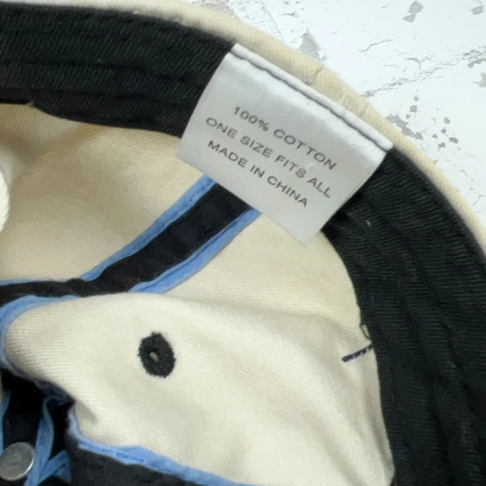 Nascar‎ Hat Cap Strap Back Tan White Ryan Newman Alltel Racing Y2K Dad Baseball